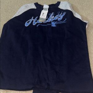 NHL Minnesota Navy Blue and gray Hockey sweatshirt S4/6